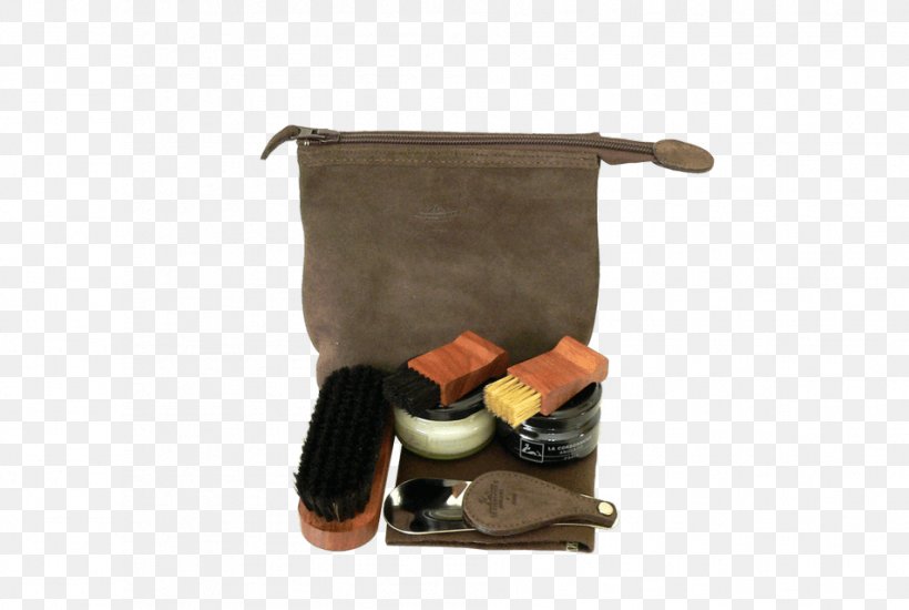 shoe polish on leather bag