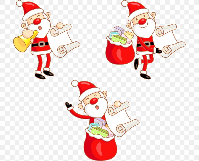 Santa Claus Cartoon Graphic Design Christmas, PNG, 712x666px, Santa Claus, Animation, Art, Cartoon, Child Download Free