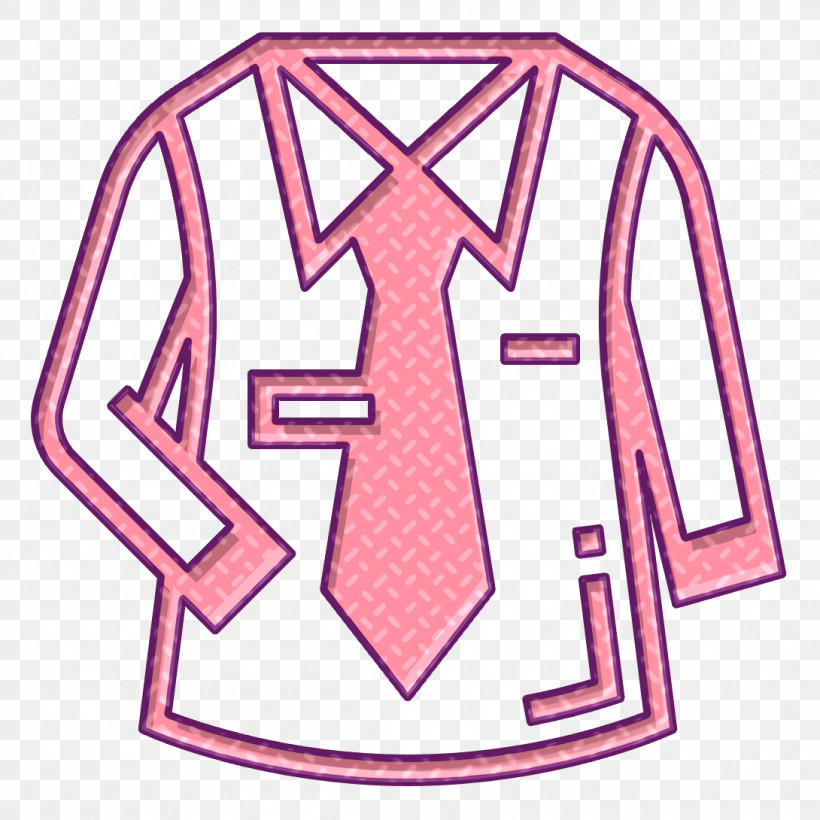 Shirt Icon Uniform Icon Business Essential Icon, PNG, 1090x1090px, Shirt Icon, Business Essential Icon, Jersey, Line, Pink Download Free