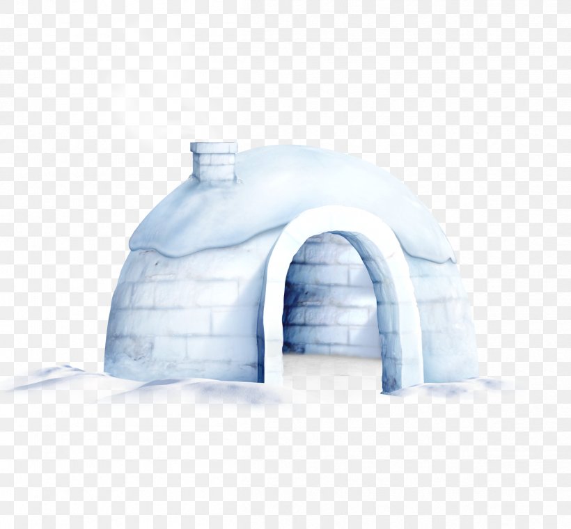 Snow Igloo Download, PNG, 2412x2238px, Snow, Blue, Christmas, Gift, Igloo Download Free