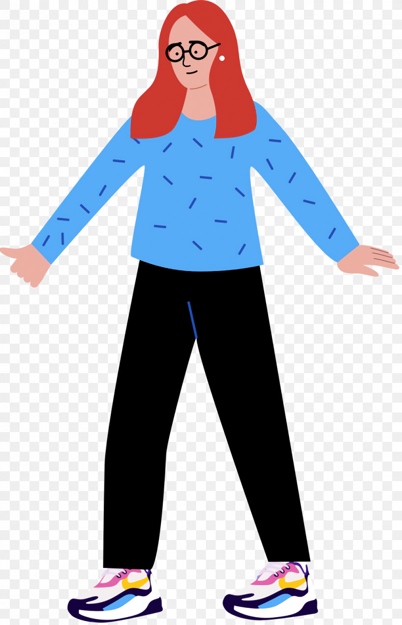 Standing Posture, PNG, 1030x1600px, Standing, Blue, Cartoon, Character, Cobalt Blue Download Free