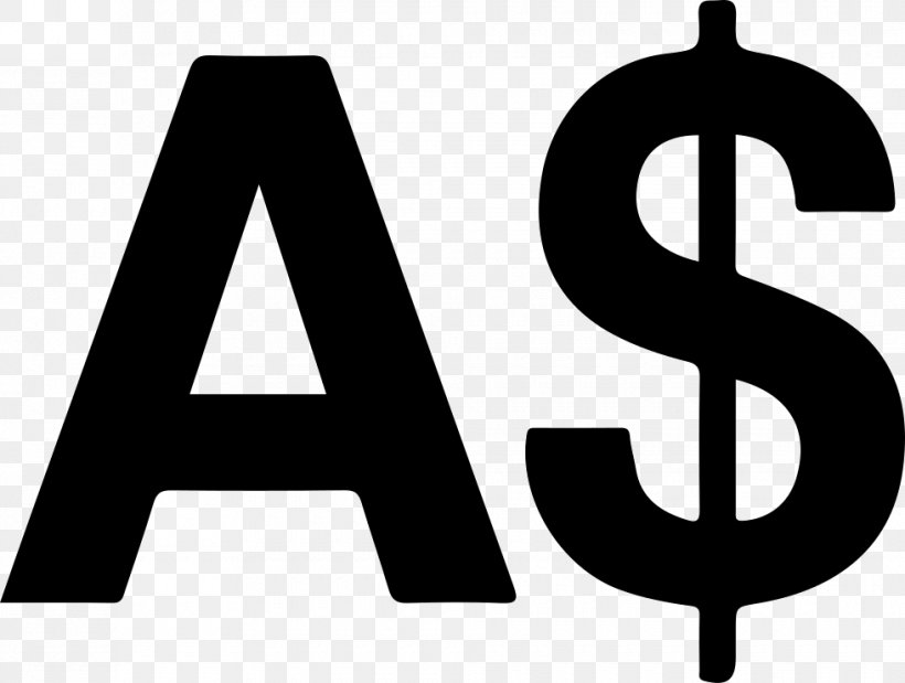 Australian Dollar Currency Symbol New Zealand Dollar, PNG, 980x740px, Australia, Australian Dollar, Black And White, Brand, Cent Download Free