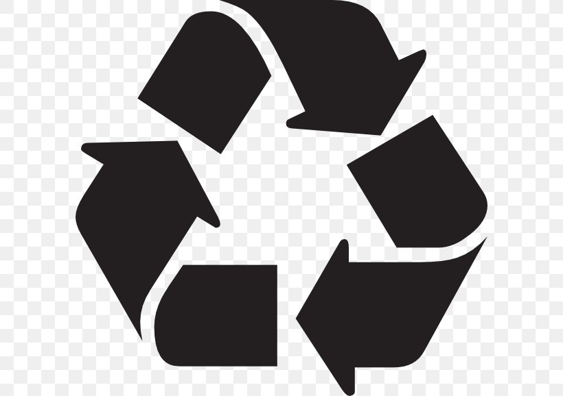 Recycling Symbol Clip Art, PNG, 600x578px, Recycling Symbol, Black, Black And White, Glass Recycling, Highdensity Polyethylene Download Free