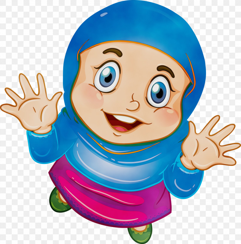 Cartoon Gesture Finger Child Thumb, PNG, 2952x3000px, Muslim People, Cartoon, Child, Finger, Gesture Download Free