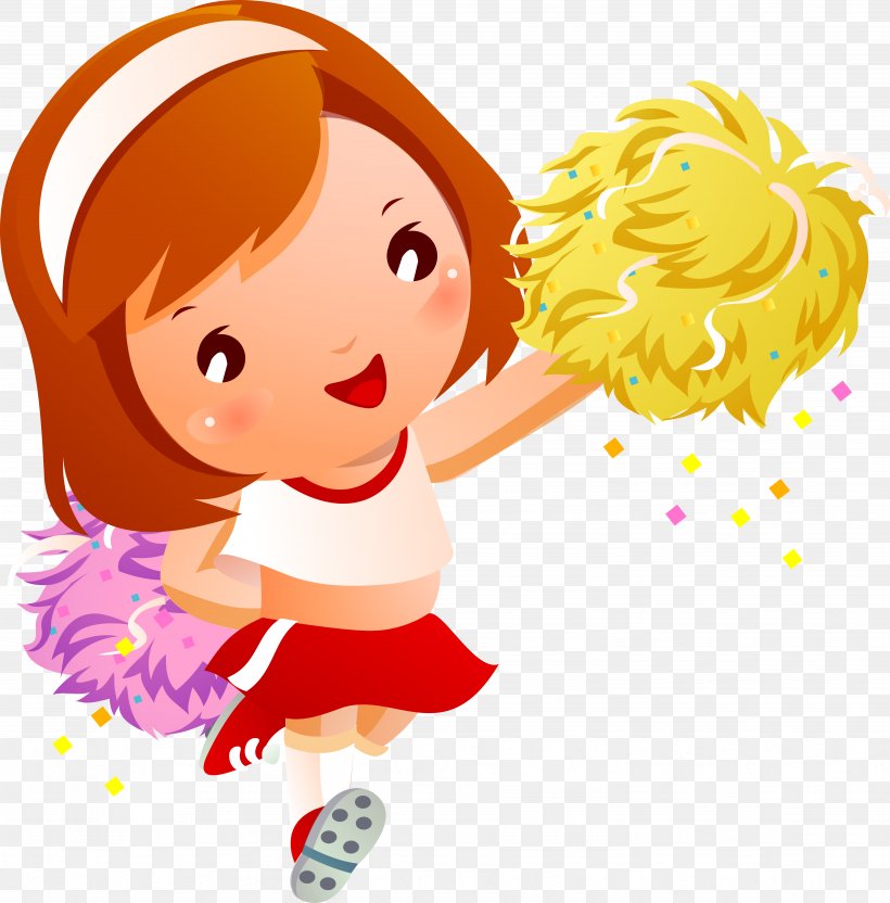 Cheerleading Royalty-free Pom-pom Clip Art, PNG, 4922x4999px, Watercolor, Cartoon, Flower, Frame, Heart Download Free