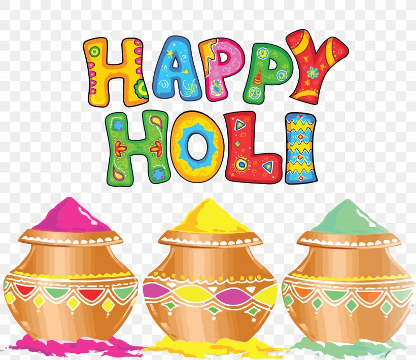 Happy Holi, PNG, 2922x2533px, Happy Holi, Baking, Baking Cup, Cake, Cake Decorating Download Free
