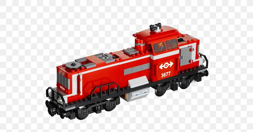 Lego Trains LEGO 3677 City Red Cargo Train Lego City The Lego Group, PNG, 640x428px, Train, Cargo, Diesel Locomotive, Electric Locomotive, Godstog Download Free