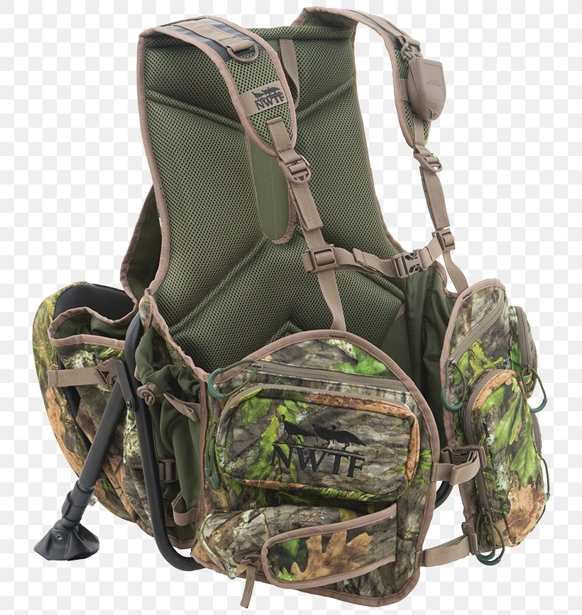 Turkey Hunting Camouflage Gilets National Wild Turkey Federation, PNG, 750x867px, Hunting, Backpack, Bag, Camouflage, Domesticated Turkey Download Free
