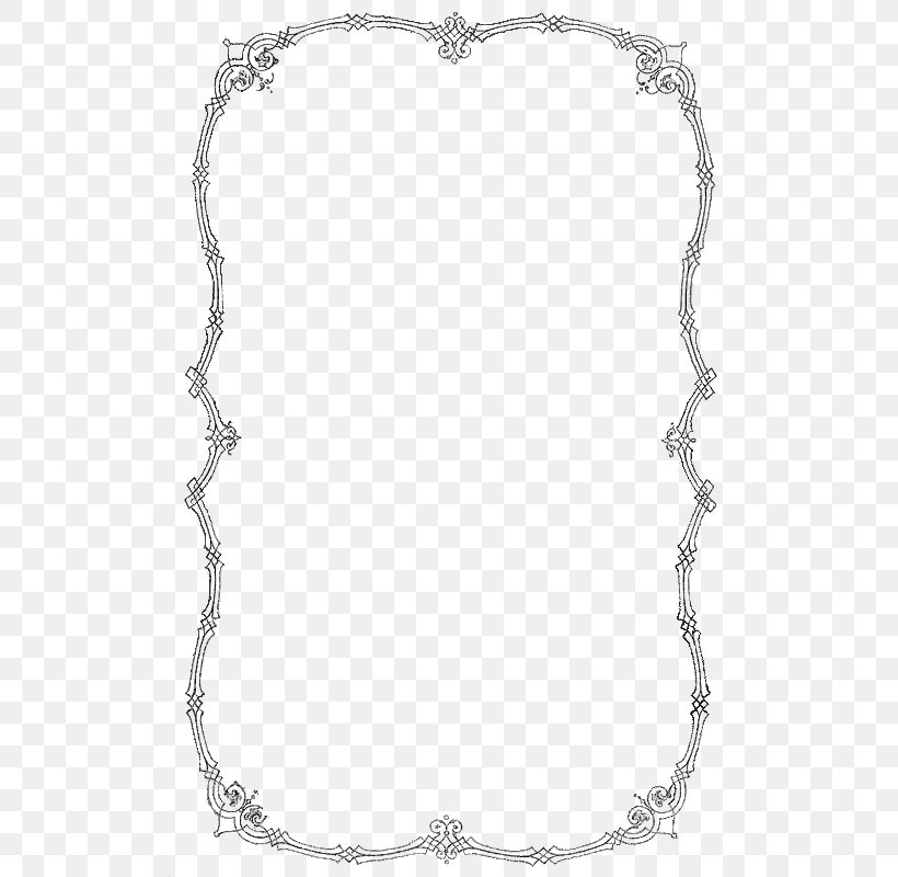 Borders And Frames Fairy Tale Clip Art, PNG, 512x800px, Borders And Frames, Art, Black And White, Body Jewelry, Chain Download Free