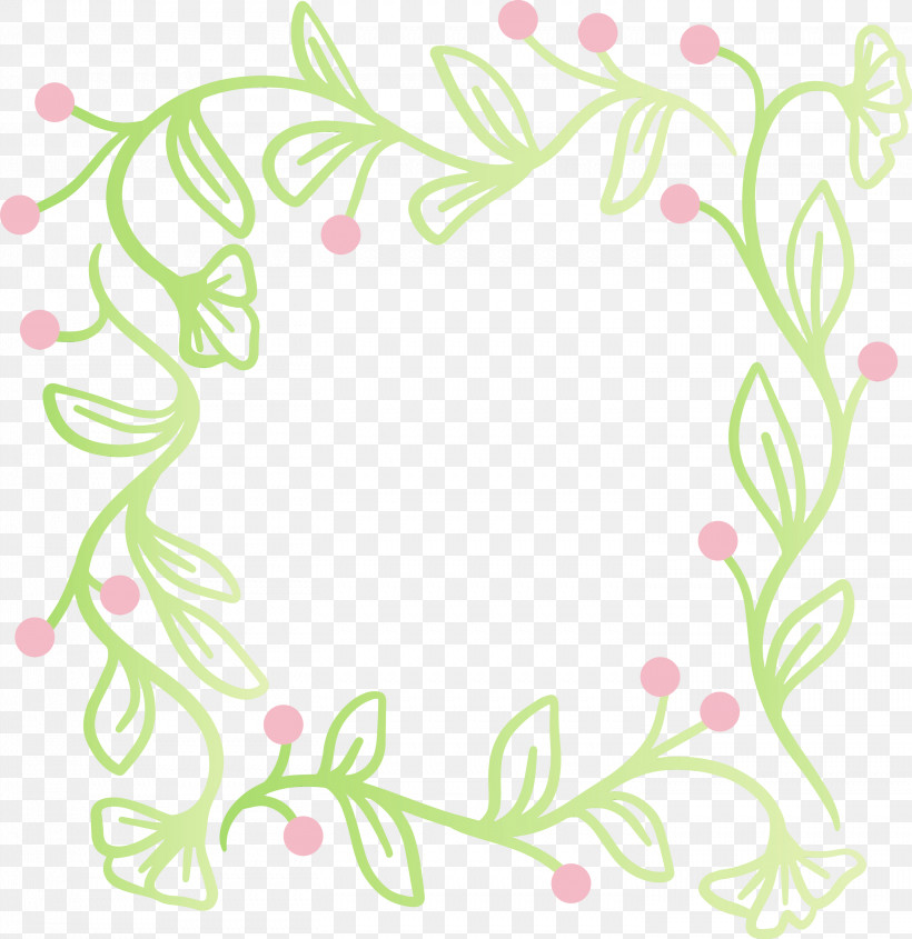 Floral Design, PNG, 2911x3000px, Flourish Frame, Floral Design, Flower, Flower Frame, Paint Download Free