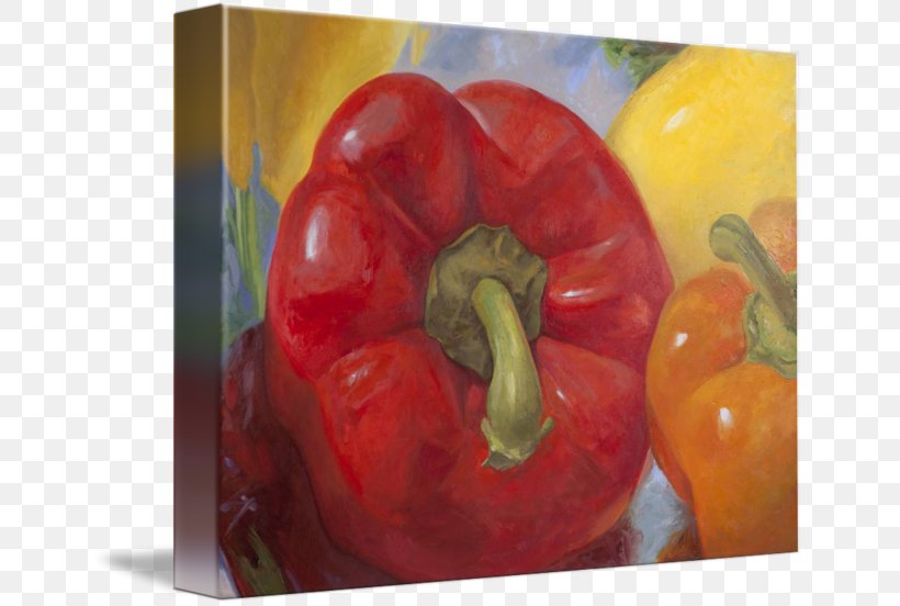Habanero Bell Pepper Chili Pepper Still Life Paprika, PNG, 650x552px, Habanero, Acrylic Paint, Art, Artwork, Bell Pepper Download Free