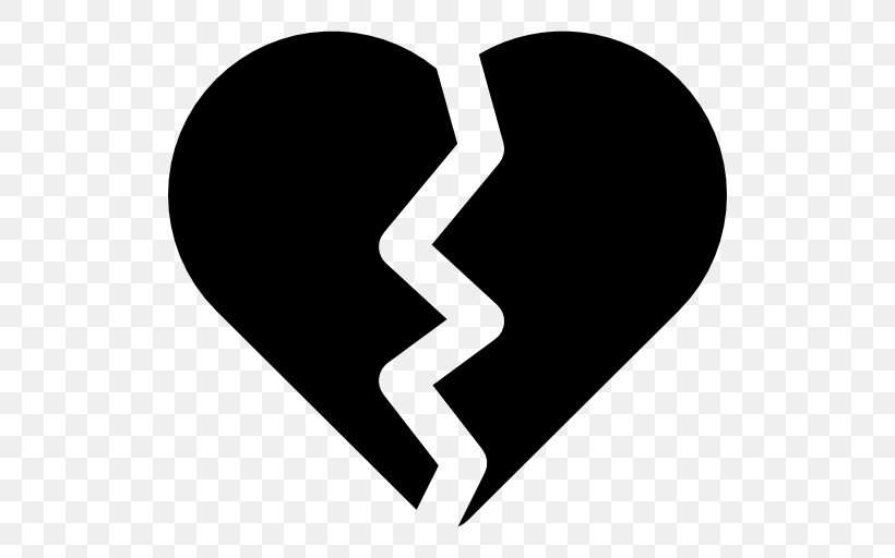 Drawing Broken Heart PNG Clipart Area Black And White Broken Heart  Circle Computer Icons Free PNG