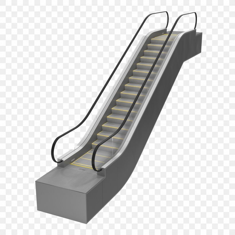 Escalator Elevator 3D Modeling 3D Computer Graphics, PNG, 2048x2048px, 3d Computer Graphics, 3d Modeling, Escalator, Building, Cinema 4d Download Free