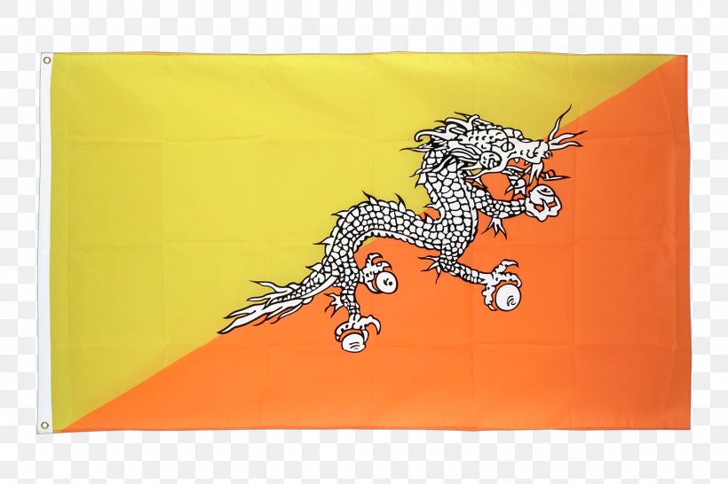 Flag Of Bhutan Fahne Yellow, PNG, 1500x1000px, Bhutan, Asia, Fahne, Fictional Character, Flag Download Free
