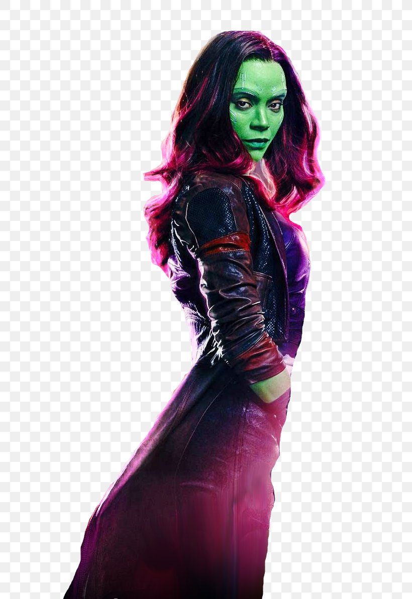 Gamora Guardians Of The Galaxy Groot Star-Lord Zoe Saldana, PNG, 679x1193px, Watercolor, Cartoon, Flower, Frame, Heart Download Free