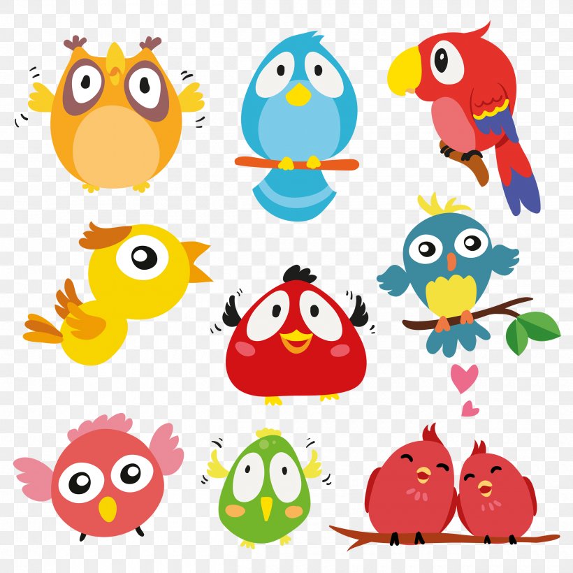 Bird Parrot Vector Graphics Clip Art Illustration, PNG, 2500x2500px, Bird, Animal, Animal Figure, Baby Toys, Beak Download Free