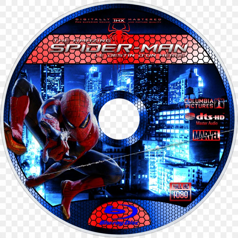 Blu-ray Disc The Amazing Spider-Man Television Fan Art Film, PNG, 1000x1000px, 2012, 2014, Bluray Disc, Amazing Spiderman, Amazing Spiderman 2 Download Free