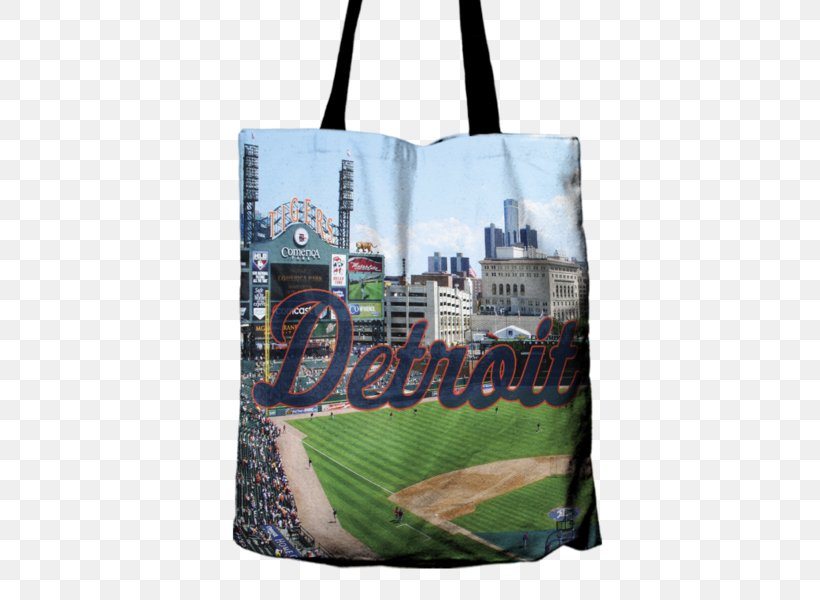 Comerica Park Detroit Tigers Tote Bag MLB, PNG, 600x600px, Comerica Park, Bag, Baseball, Brand, Detroit Download Free