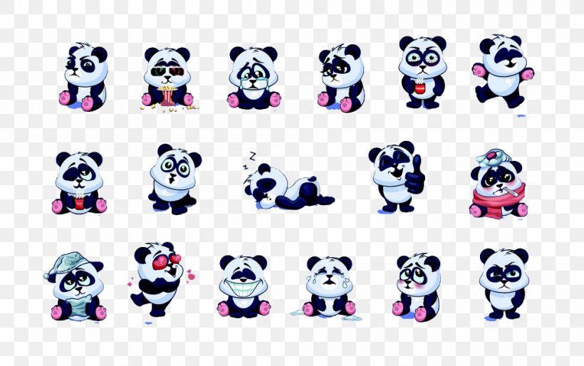 Giant Panda Red Panda Cartoon, PNG, 1000x628px, Giant Panda, Bone, Cartoon, Cuteness, Photography Download Free
