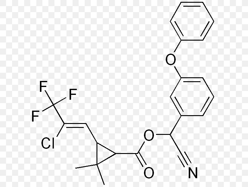 Insecticide Cyhalothrin Pyrethroid Pyrethrin Isomer, PNG, 611x617px, Insecticide, Agriculture, Area, Black And White, Chemical Substance Download Free