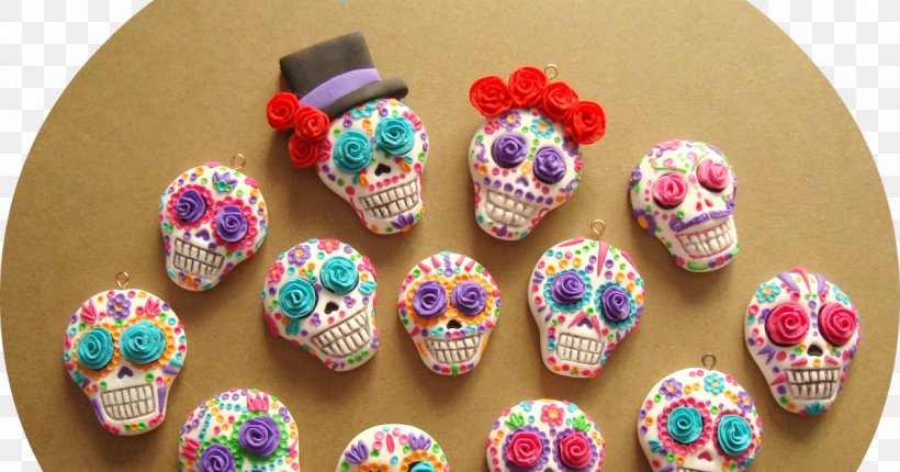 La Calavera Catrina Pasta Polymer Clay Day Of The Dead, PNG, 1200x630px, Calavera, Clay, Cold Porcelain, Confectionery, Day Of The Dead Download Free