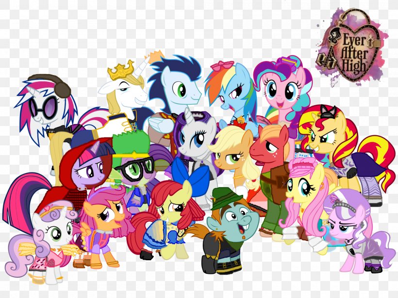 Pony Twilight Sparkle Rarity Rainbow Dash Ever After High, PNG, 2000x1500px, Pony, Art, Cartoon, Cutie Mark Crusaders, Deviantart Download Free