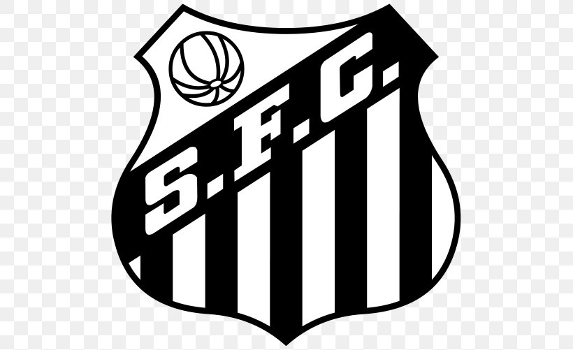 Santos FC Santos, São Paulo Campeonato Brasileiro Série A Copa Do Brasil Football, PNG, 501x501px, Santos Fc, Area, Artwork, Black, Black And White Download Free
