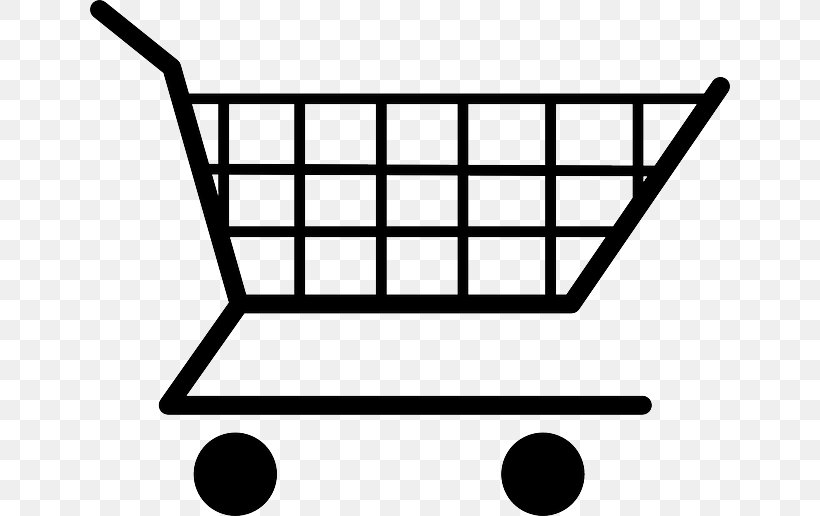 Shopping Cart Clip Art, PNG, 640x516px, Shopping Cart, Area, Black, Black And White, Cart Download Free