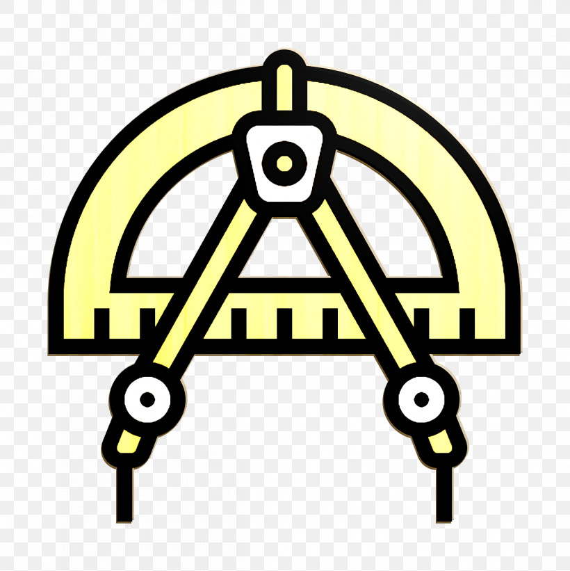 Compass Icon Architecture Icon, PNG, 1198x1200px, Compass Icon, Architecture Icon, Line, Yellow Download Free