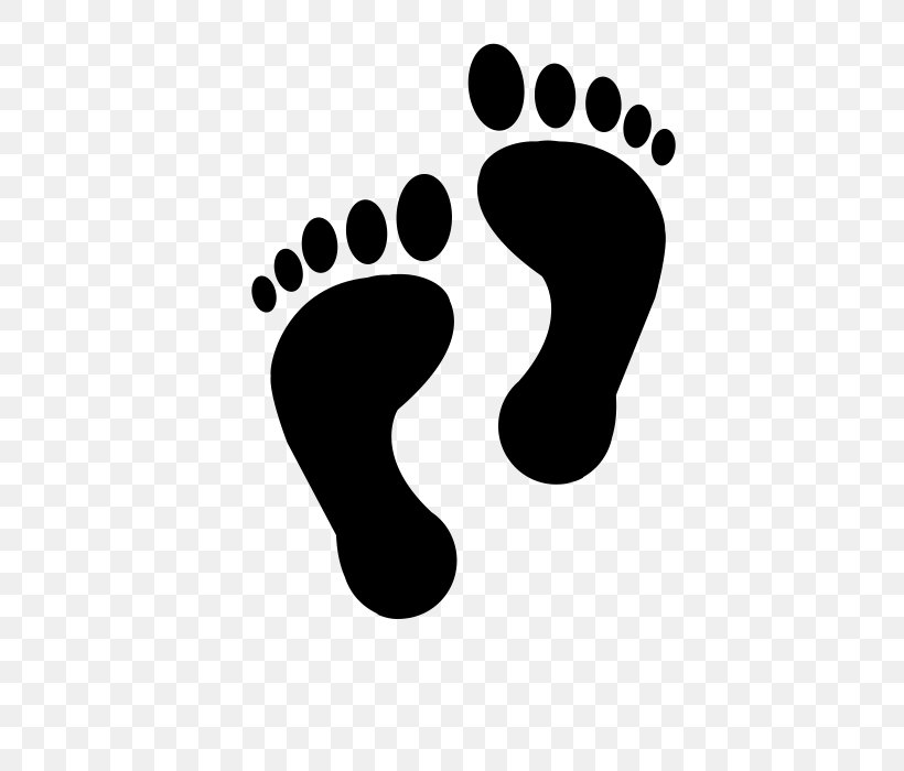 Footprint Royalty-free, PNG, 700x700px, Footprint, Black And White, Brand, Finger, Foot Download Free