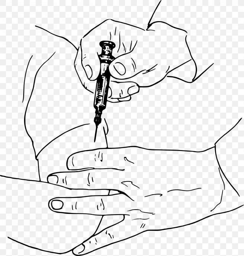 Hypodermic Needle Injection Syringe Clip Art, PNG, 2279x2400px, Watercolor, Cartoon, Flower, Frame, Heart Download Free