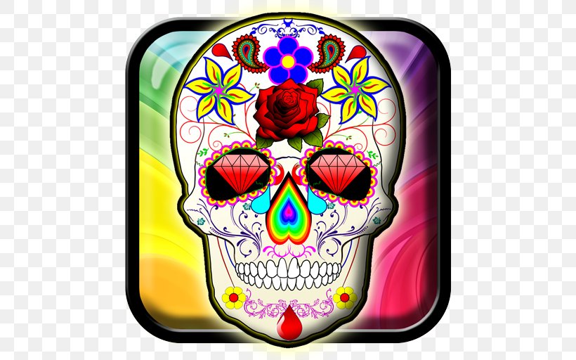 La Calavera Catrina Mexican Cuisine Day Of The Dead Skull, PNG, 512x512px, Calavera, Bone, Coasters, Day Of The Dead, Drink Download Free