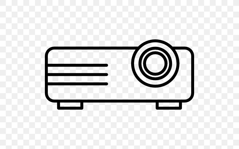 Multimedia Projectors Video Projection Screens, PNG, 512x512px, Multimedia Projectors, Area, Black And White, Data, Hardware Download Free