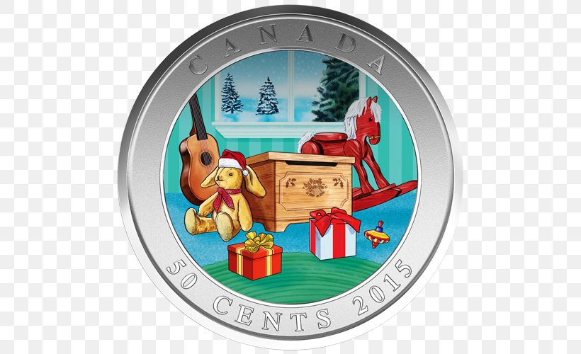 Canada Coin Christmas Royal Canadian Mint Toy, PNG, 500x500px, 50cent Piece, Canada, Australian Fiftycent Coin, Box, Cent Download Free