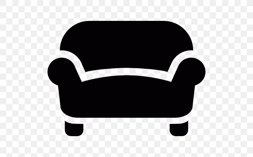 Couch Furniture Living Room, PNG, 512x512px, Couch, Automotive Design, Black, Black And White, Chair Download Free