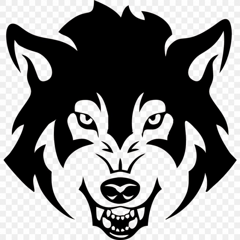 Gray Wolf Royalty-free Drawing, PNG, 900x900px, Gray Wolf, Art, Artwork, Black, Black And White Download Free