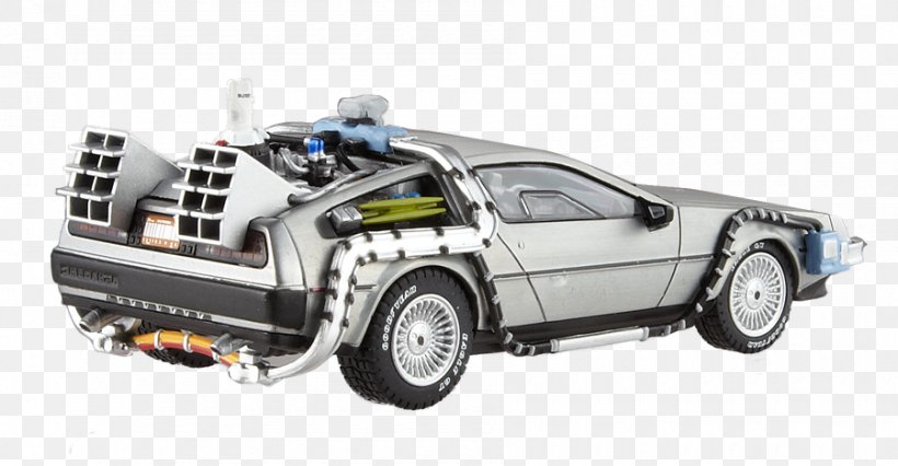 Marty McFly DeLorean DMC-12 Car DeLorean Time Machine Back To The Future, PNG, 900x468px, 143 Scale, Marty Mcfly, Automotive Design, Automotive Exterior, Back To The Future Download Free
