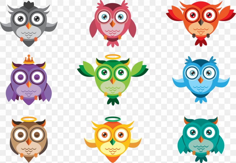 Owl Clip Art, PNG, 3451x2379px, Owl, Beak, Bird, Bird Of Prey, Ico Download Free