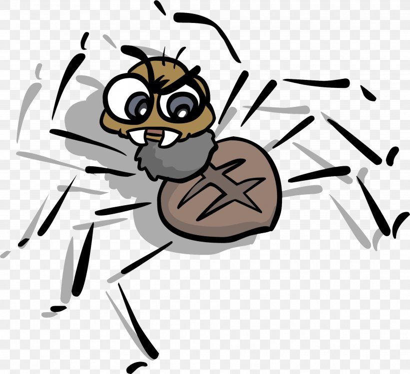 Spider Clip Art, PNG, 3626x3313px, Spider, Animation, Arthropod, Artwork, Cartoon Download Free