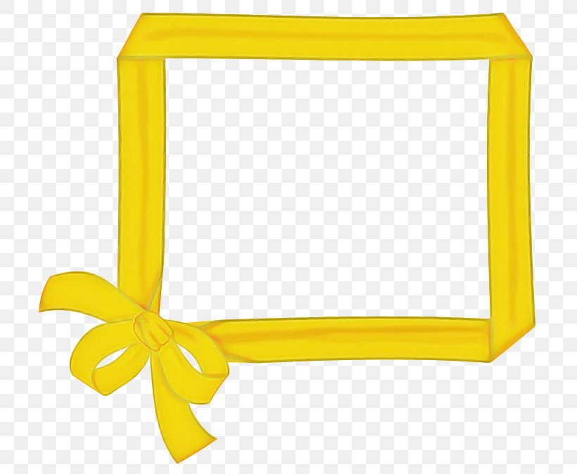 Background Yellow Frame, PNG, 733x674px, Yellow, Picture Frame, Rectangle, Table Download Free