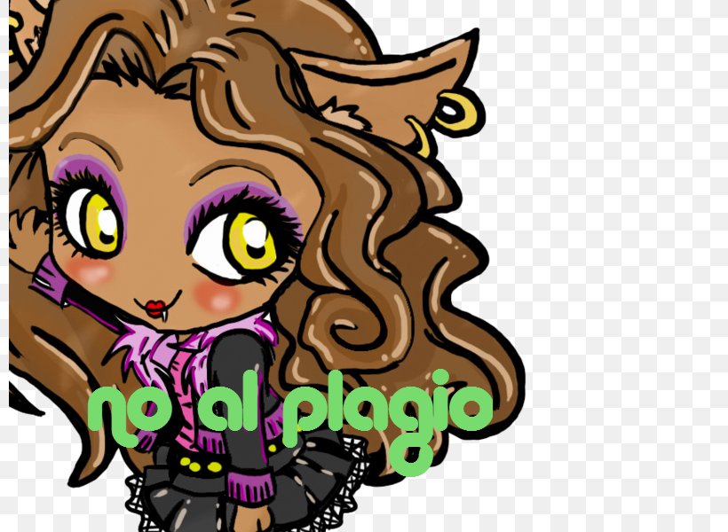 Clawdeen Wolf Monster High Frankie Stein Doll, PNG, 800x600px, Clawdeen Wolf, Art, Blingee, Cartoon, Doll Download Free