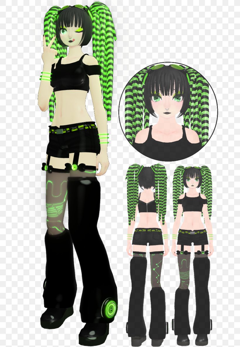 Cybergoth MikuMikuDance Clothing Megpoid Vocaloid, PNG, 674x1185px, Watercolor, Cartoon, Flower, Frame, Heart Download Free
