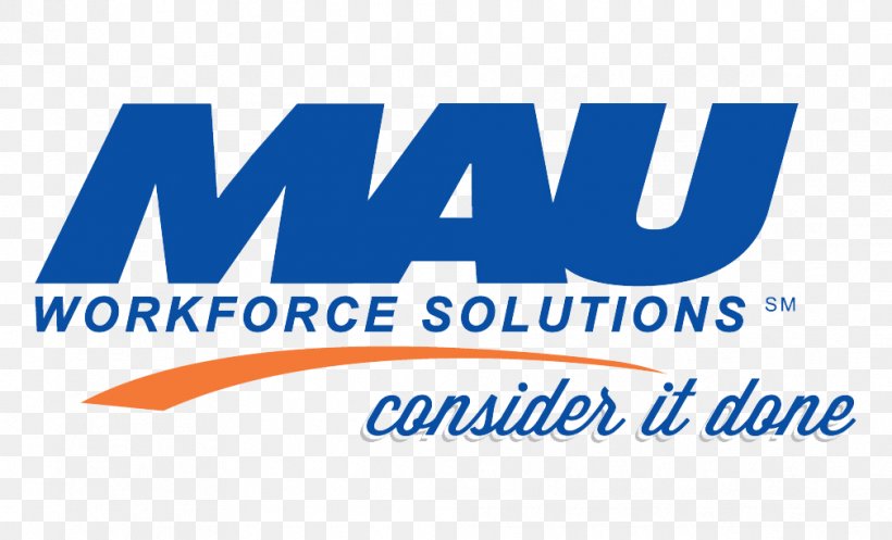 MAU Workforce Solutions Management Analysis & Utilization, Inc. Logo Cleveland Easley, PNG, 1008x612px, Mau Workforce Solutions, Area, Banner, Blue, Brand Download Free