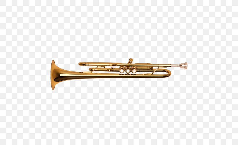 Trumpet Musical Instrument Brass Instrument Trombone, PNG, 500x500px, Watercolor, Cartoon, Flower, Frame, Heart Download Free