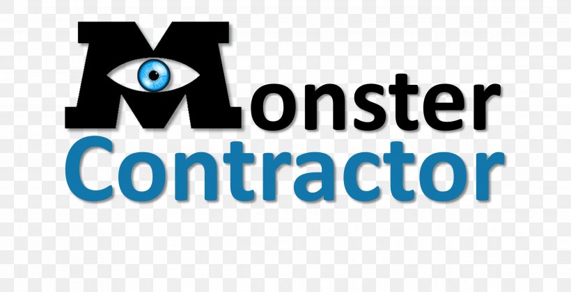 Monster Contractor Construction Logo Sacramento Custom Home, PNG, 2482x1272px, Construction, Area, Blue, Brand, Commercial Property Download Free