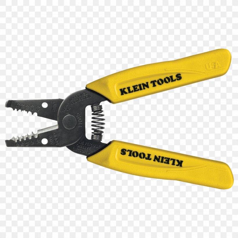 Wire Stripper Klein Tools Cutting Tool, PNG, 1000x1000px, Wire Stripper, American Wire Gauge, Crimp, Cutting, Cutting Tool Download Free