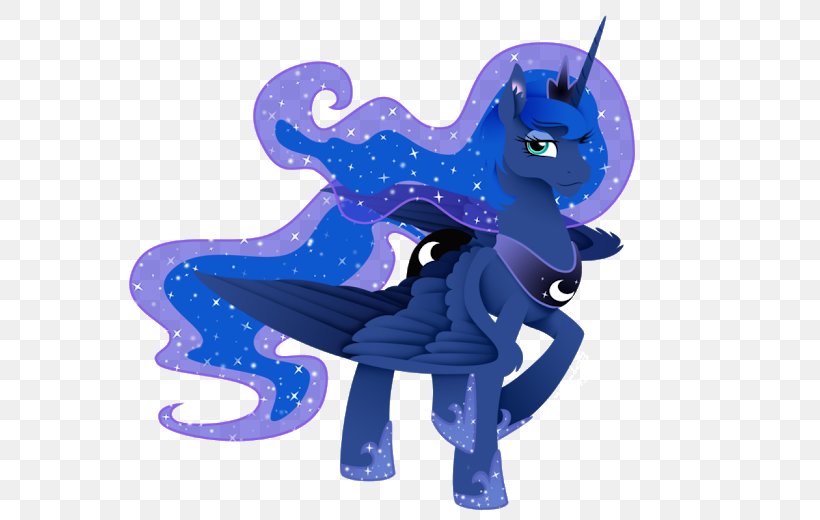Princess Luna Pony DeviantArt Equestria Daily, PNG, 650x520px, Princess Luna, Animal Figure, Art, Blue, Cobalt Blue Download Free