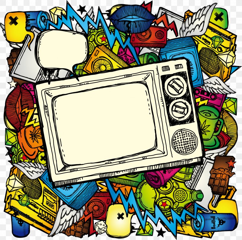 Television Show Drawing Illustration, PNG, 2044x2029px, Television, Art, Broadcasting, Cartoon, Comic Book Download Free