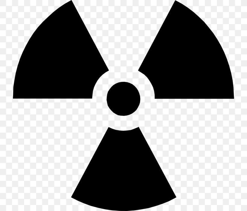 Vector Graphics Radioactive Decay Hazard Symbol Radiation Stock Photography, PNG, 734x700px, Radioactive Decay, Blackandwhite, Fictional Character, Hazard Symbol, Ionizing Radiation Download Free