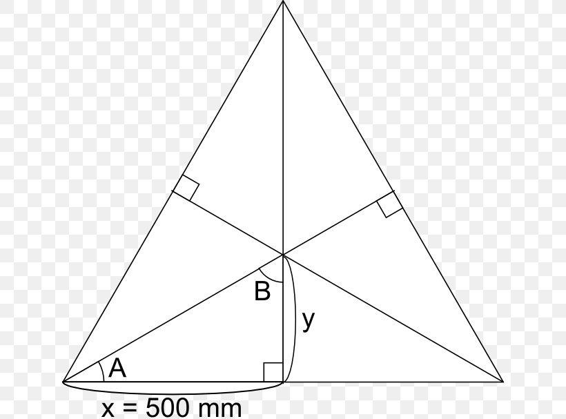 Triangle Point Line Art White, PNG, 640x607px, Triangle, Area, Black And White, Diagram, Drawing Download Free